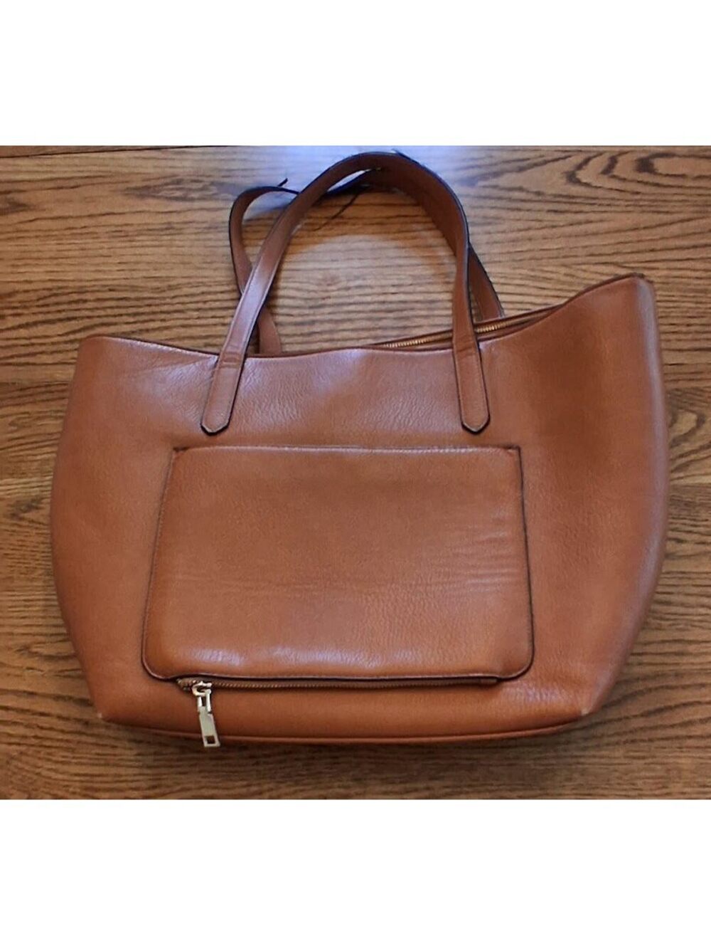 Poppy & Peonies Go-Getter Tote in the chestnut color